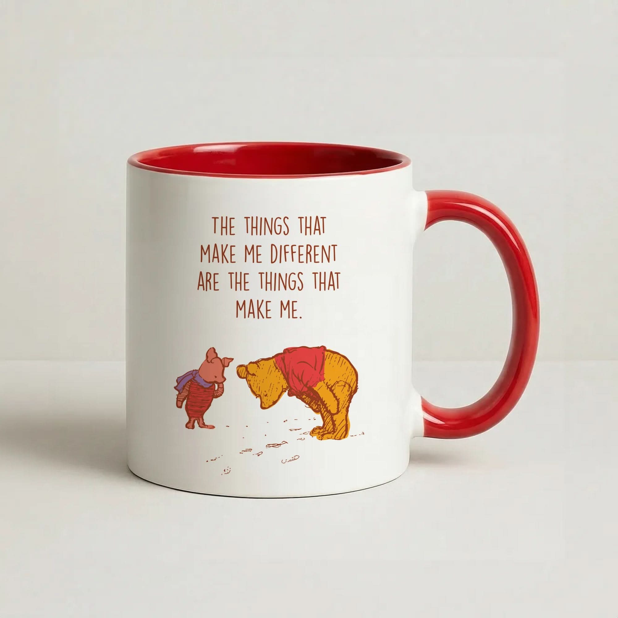 The Things That Make Me Different  Red Mug