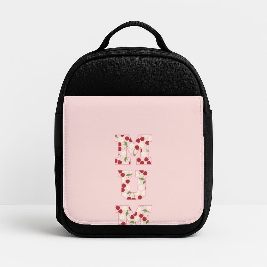 Floral Varsity Mum Lunchbox