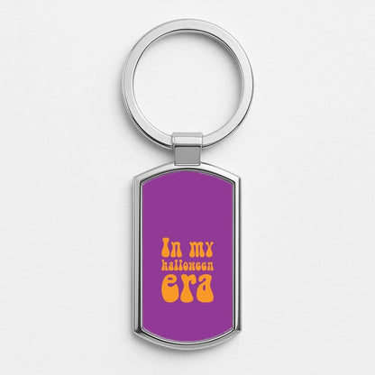 In My Halloween Era Silver Metal Keyring