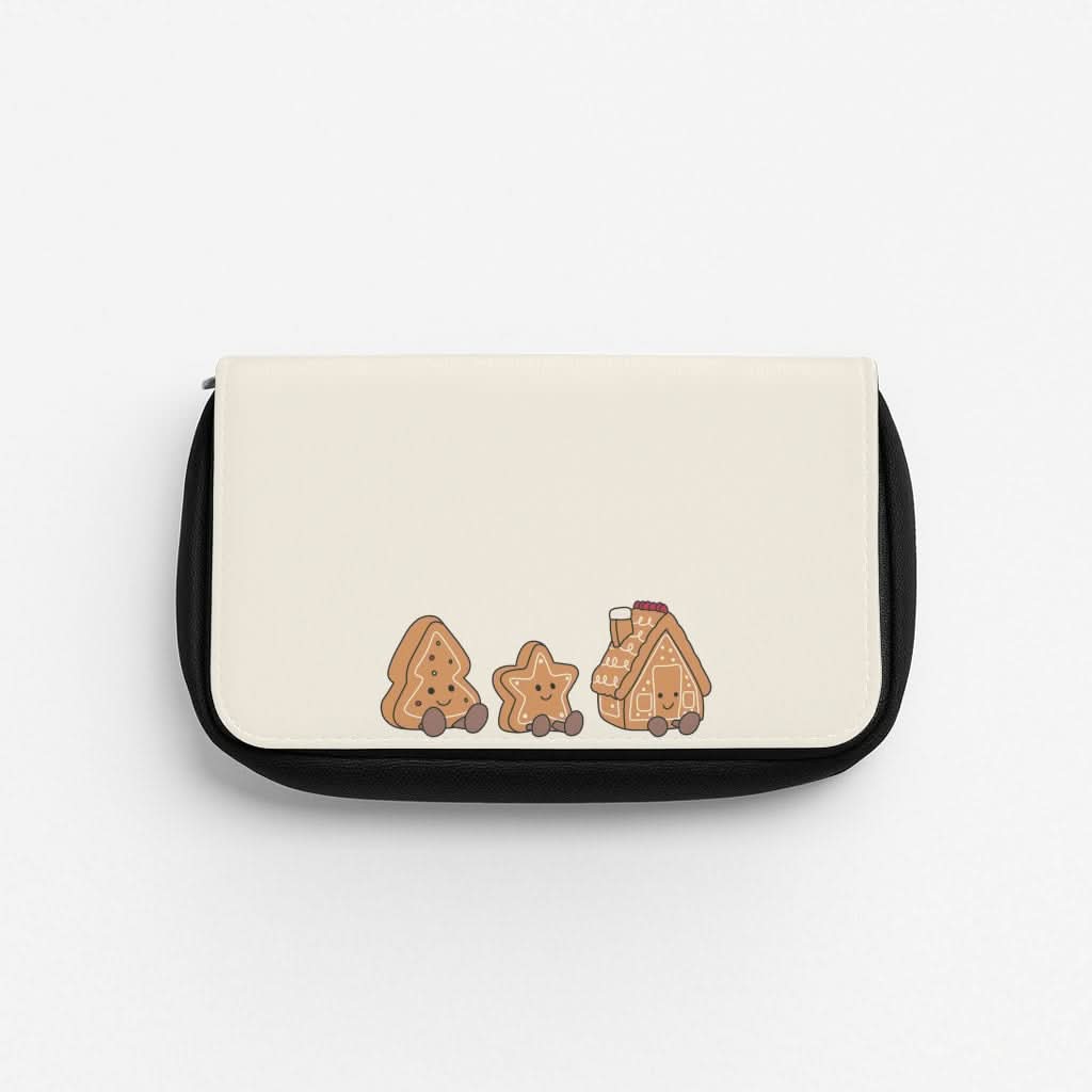 Gingerbread Plushies Quote Pencil Case