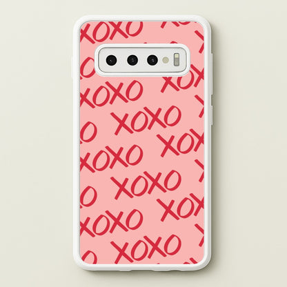 XOXO Pattern Galaxy S10 Case
