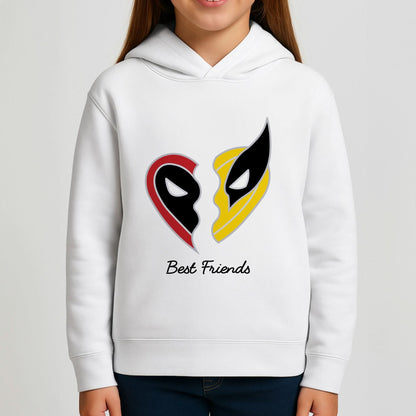 Superhero Best Friends Locket Girls Hoodie
