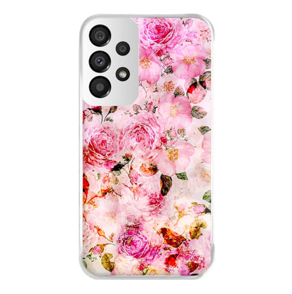 Pretty Pink Chic Floral Pattern Phone Case