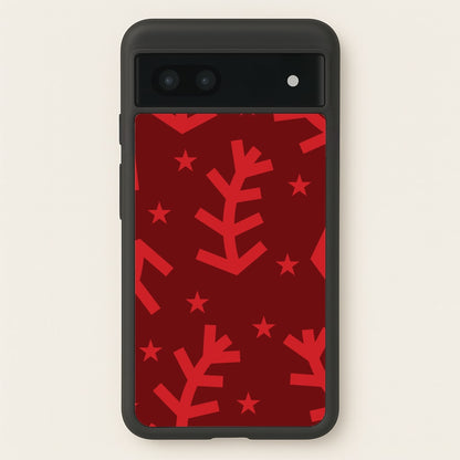 Abstract Ferns And Snowflakes Pattern Google Pixel 7a Case