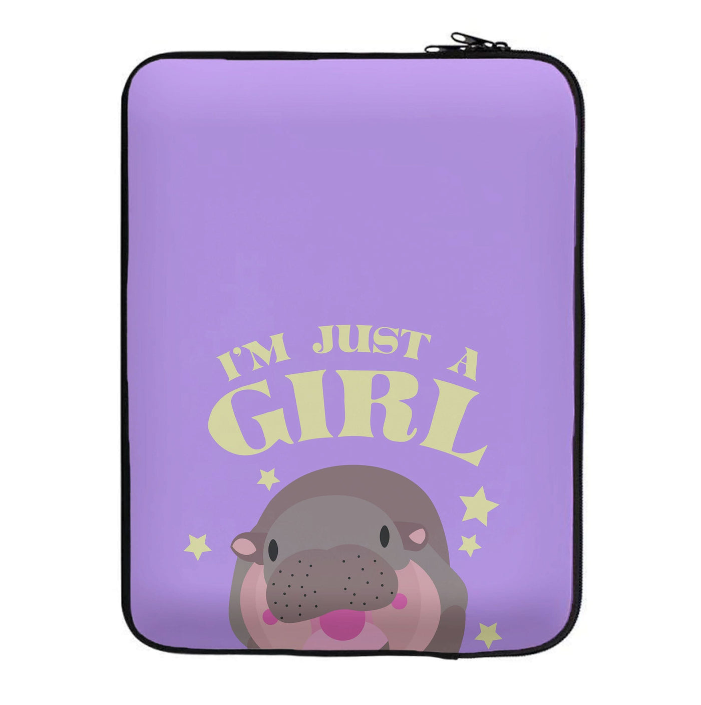 I'm Just A Girl Laptop Sleeve