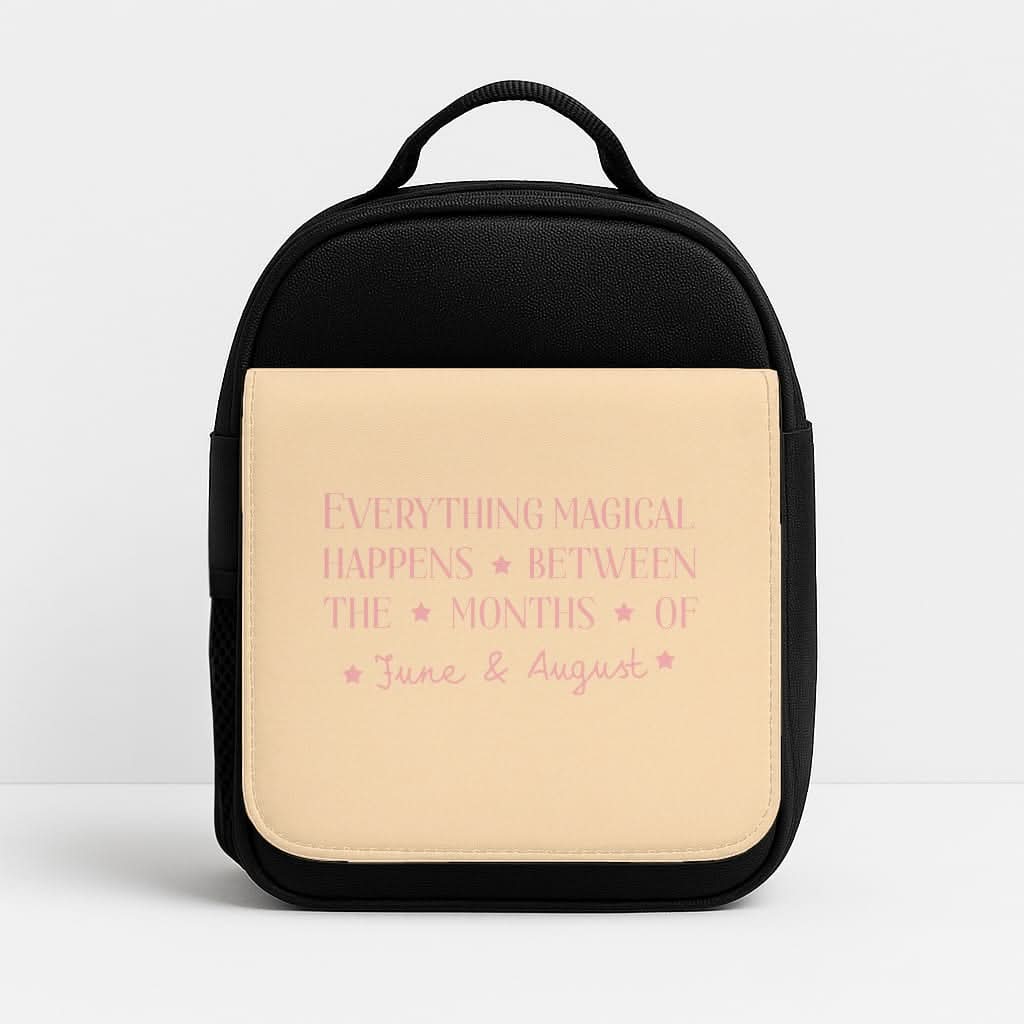 Everything Magical Happens Insulated Lunch Bag