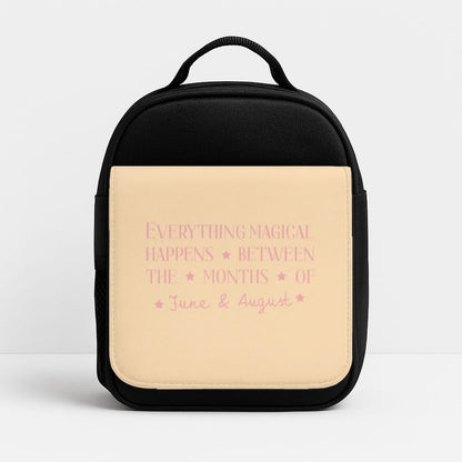 Everything Magical Happens Insulated Lunch Bag