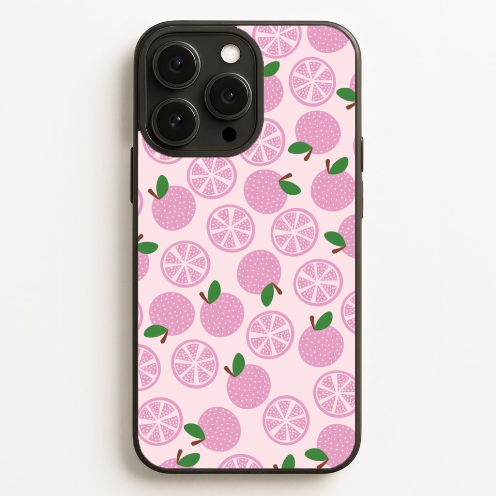 Textured Grapefruit Pattern Phone Case for iPhone, Samsung Galaxy and Google Pixel