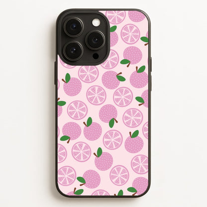 Textured Grapefruit Pattern Phone Case for iPhone, Samsung Galaxy and Google Pixel