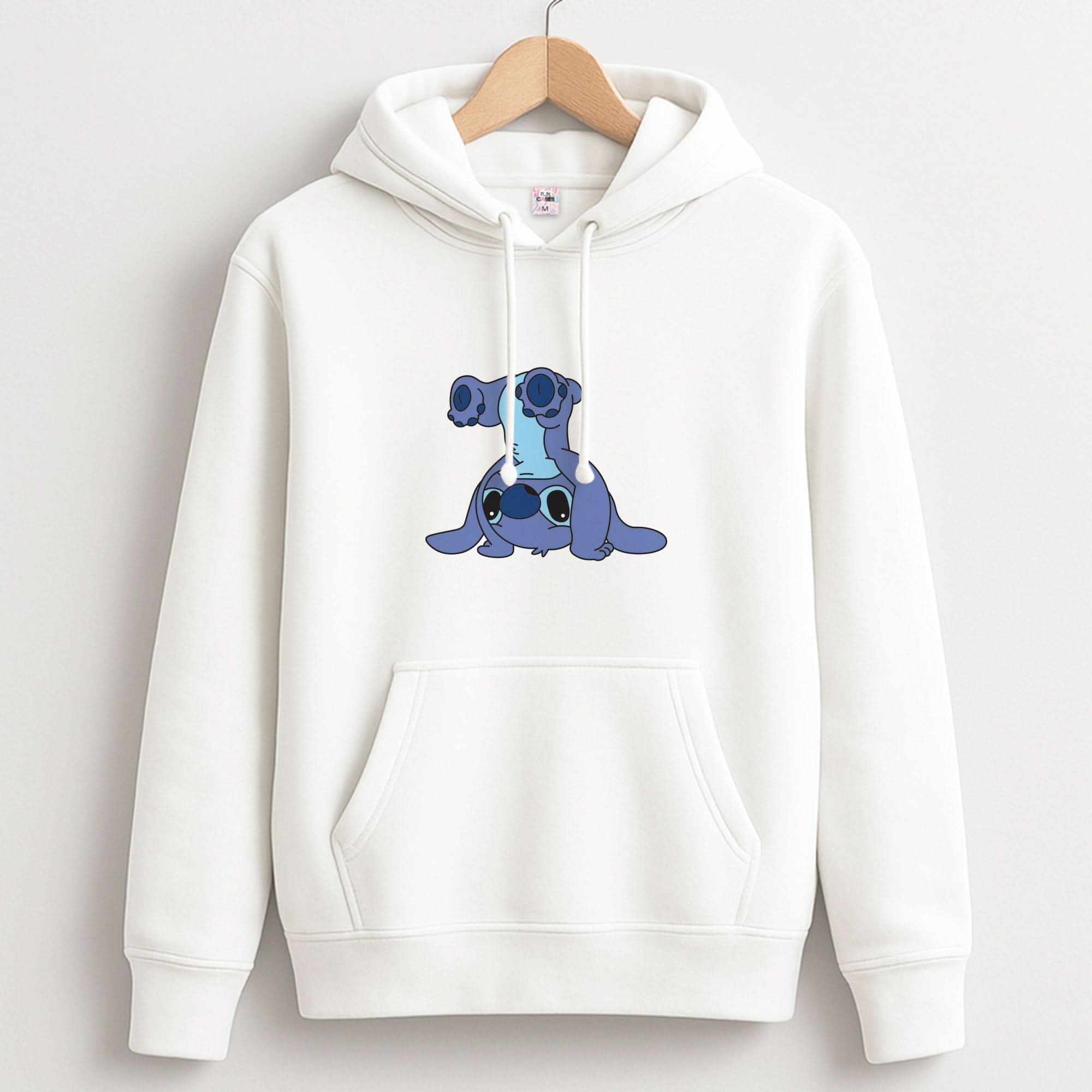Cute Blue Alien Handstand Unisex Hoodie
