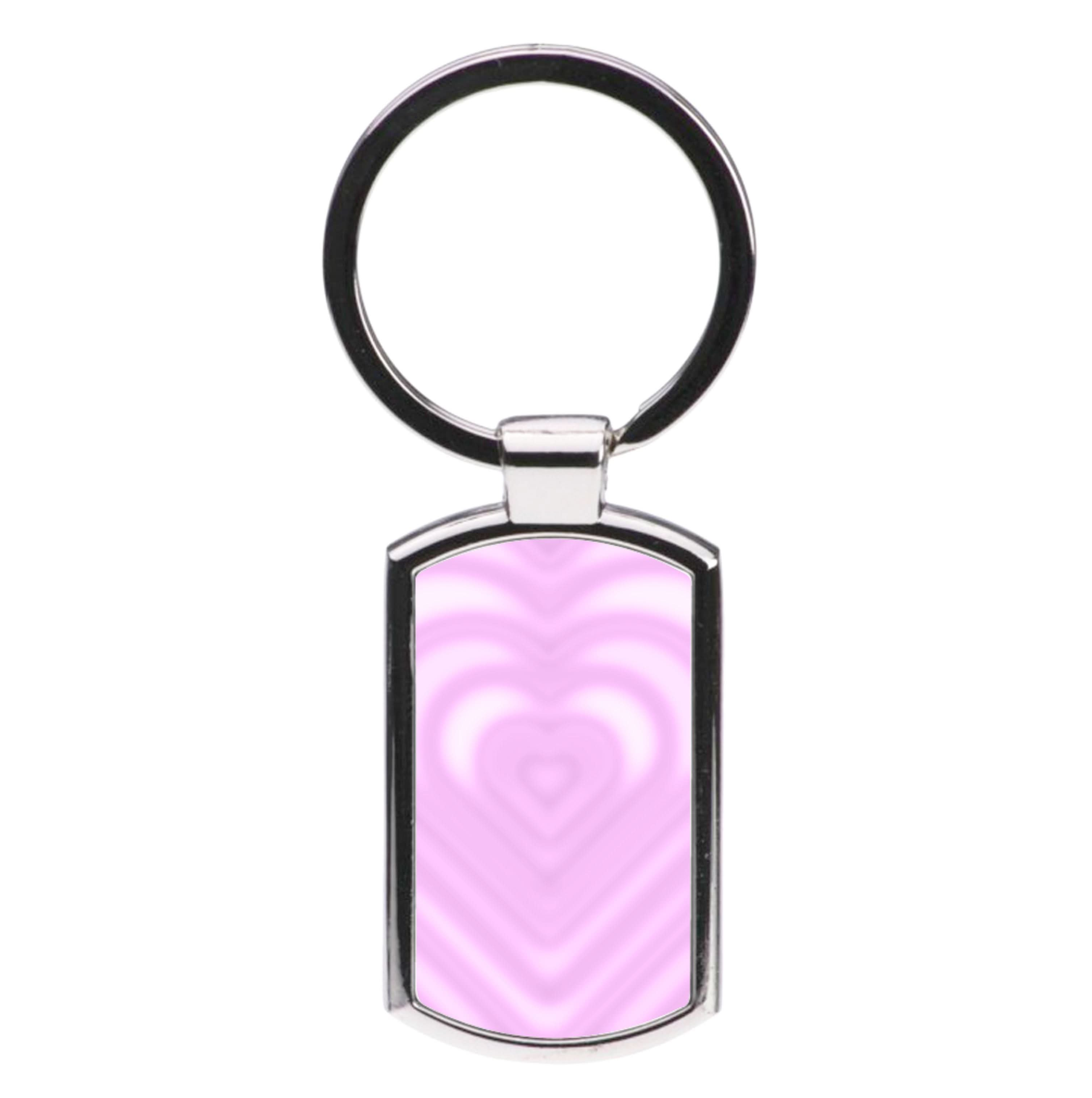 Drippy Love Heart Pink Luxury Keyring