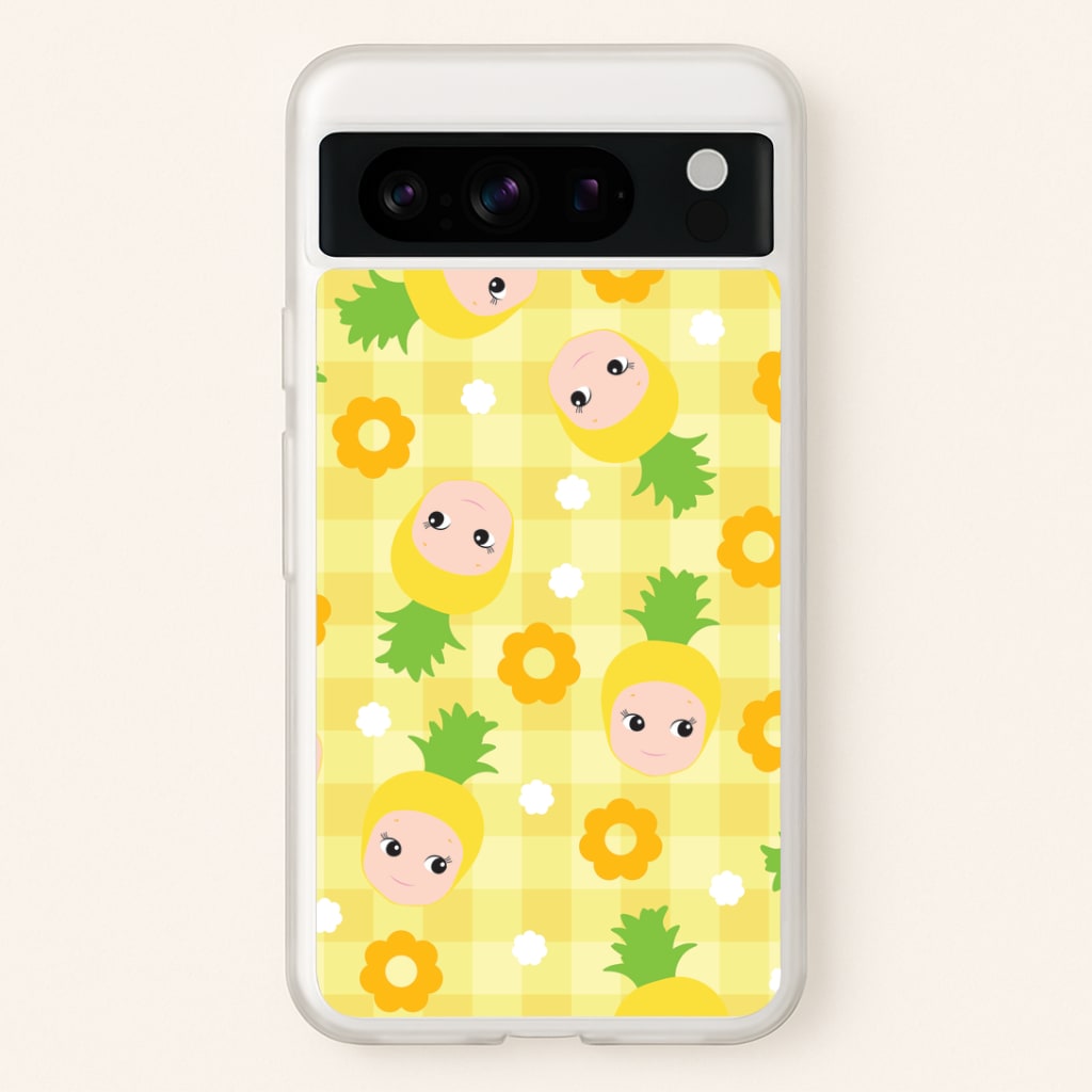 Pineapple Angel Pattern Google Pixel 8 Pro Case