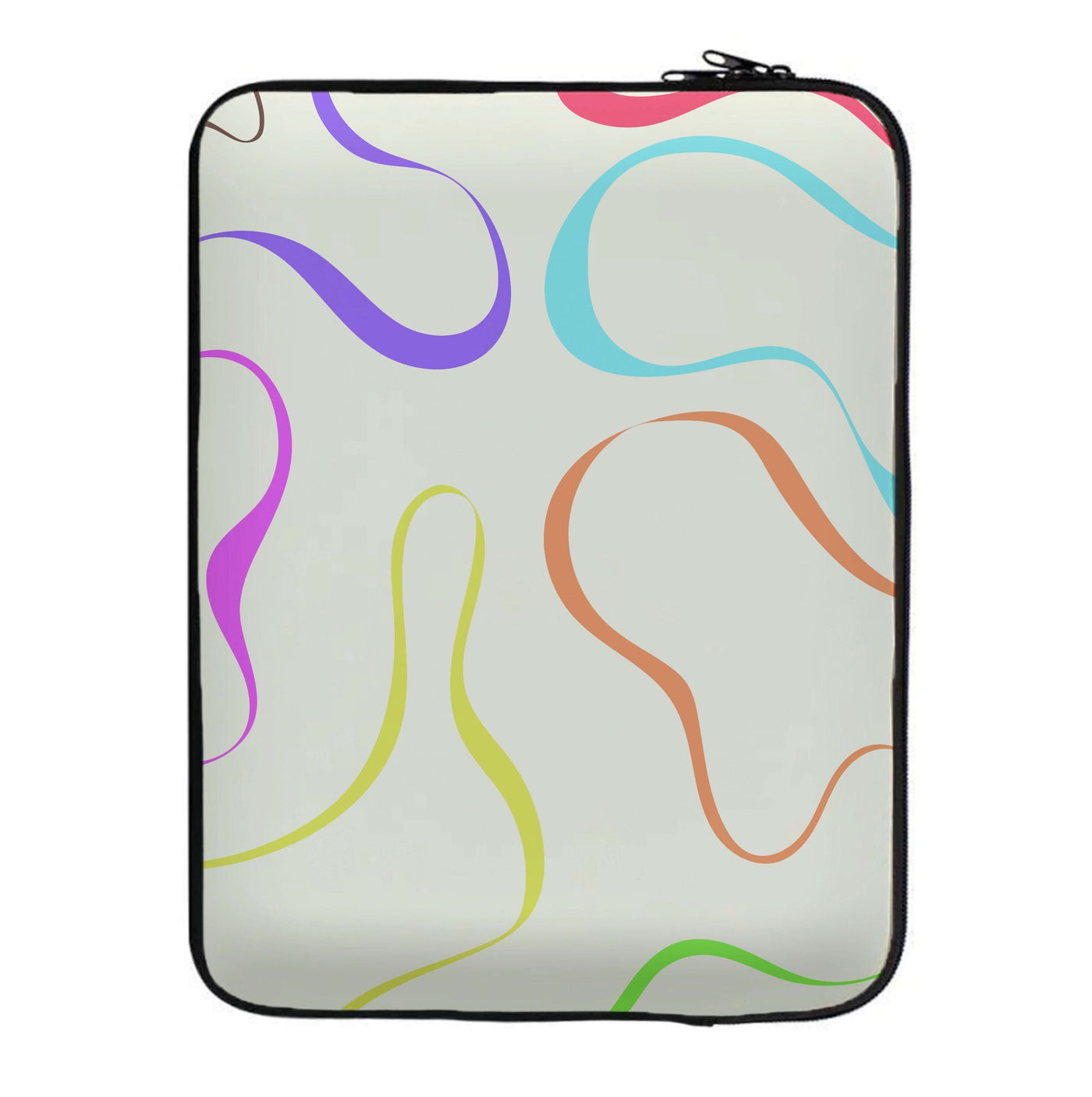 Rainbow Ribbons Laptop Sleeve