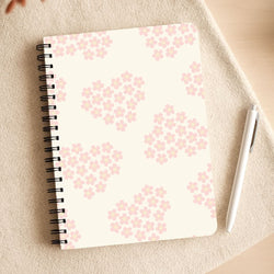 Flower Hearts Pattern Notepad