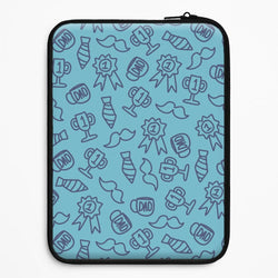 Dad Doodles Pattern Universal Laptop Sleeve