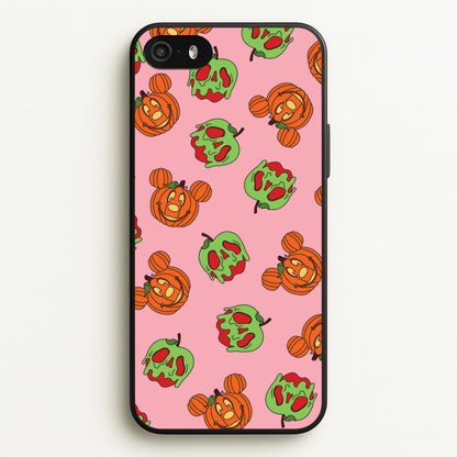 Pumpkin Mouse And Poison Apple Pattern iPhone 5 / 5s / SE 2016 Case