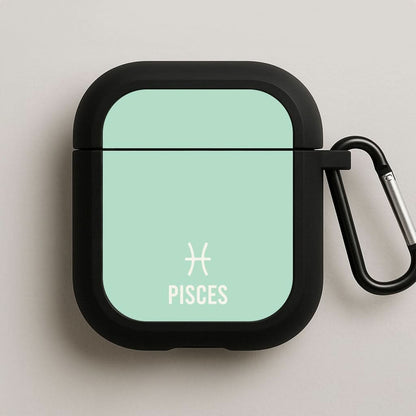 Pisces Pastel Zodiac Black AirPods Case