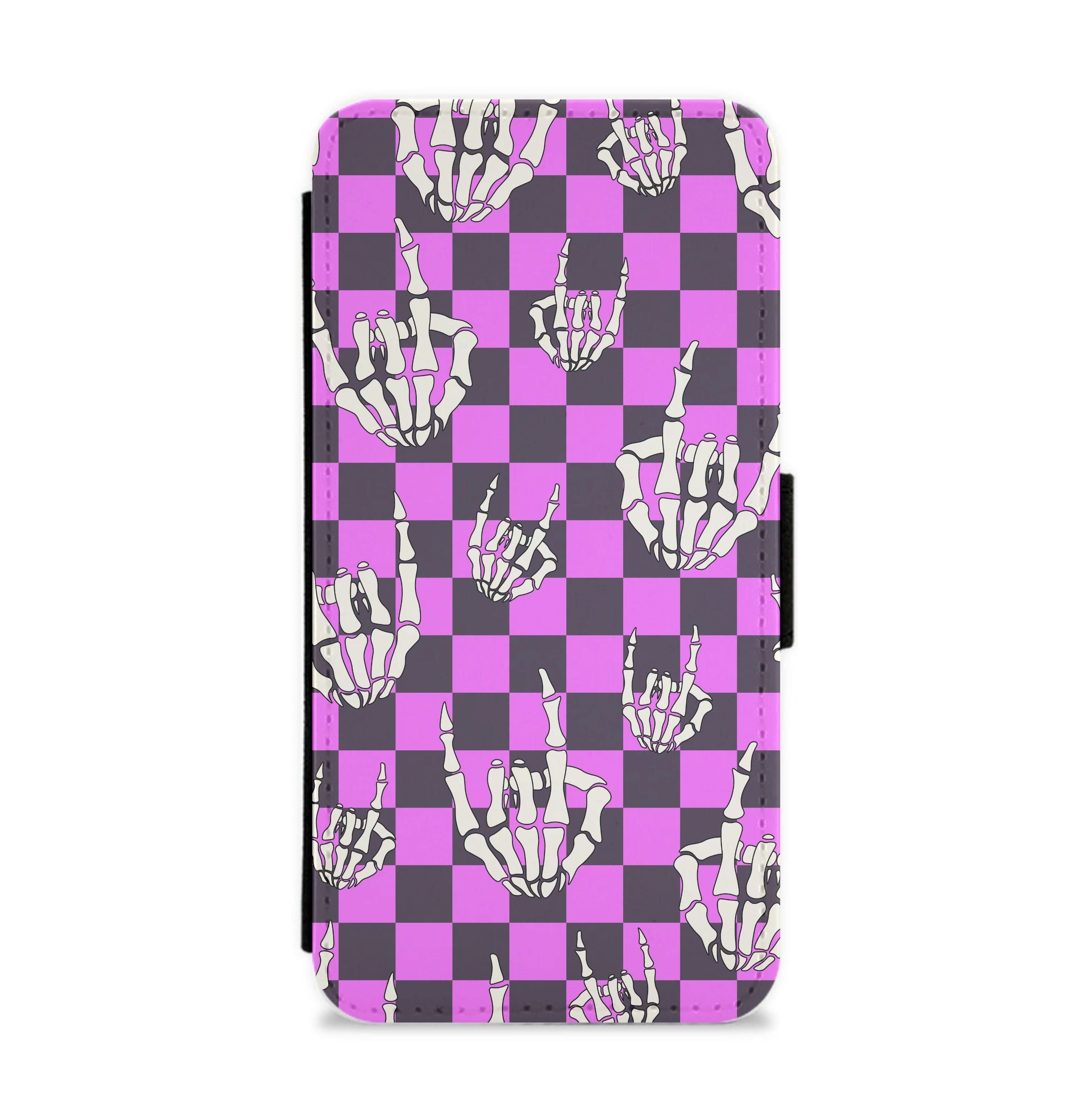 Rock On Skeleton Flip / Wallet Phone Case