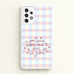Dreamy Plaid Galaxy A52 / A52s Case