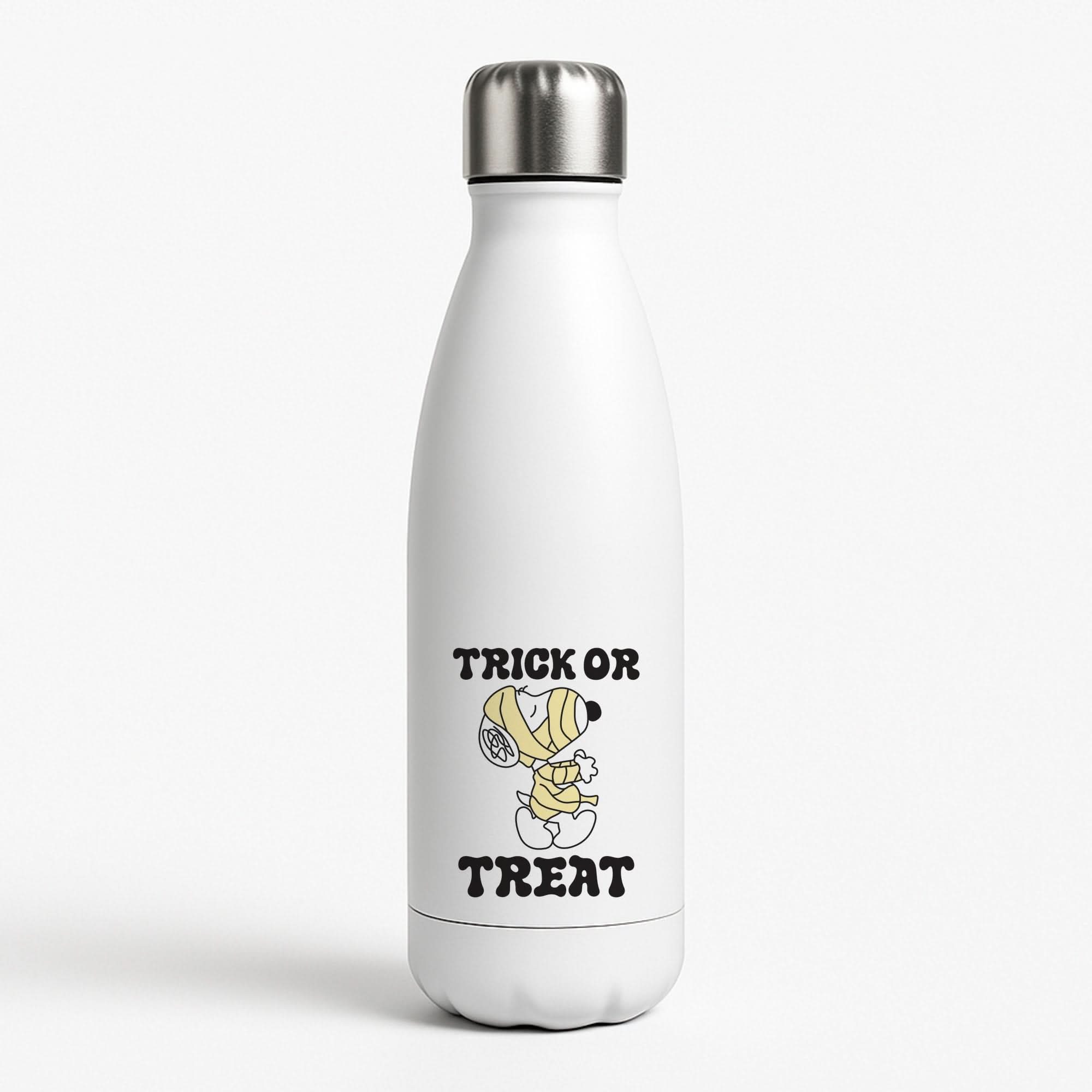 Trick Or Treat Cartoon Beagle Water Bottle