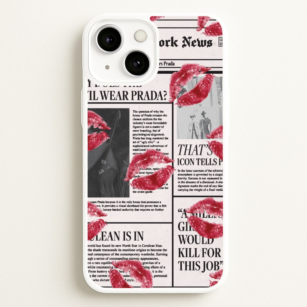 Headline Kisses iPhone 13 Case