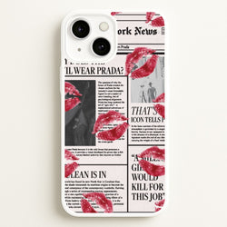 Headline Kisses iPhone 13 Mini Case