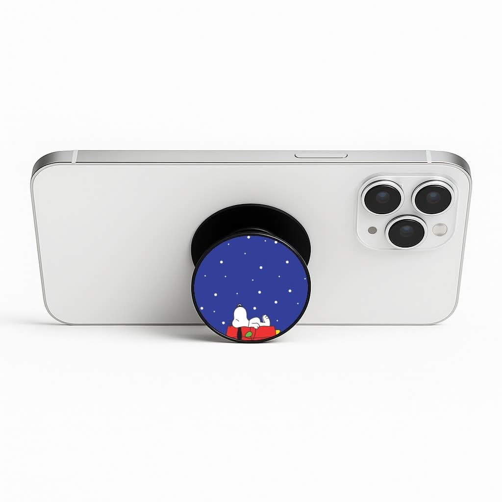 Cartoon Beagle Fairylights Phone Stand