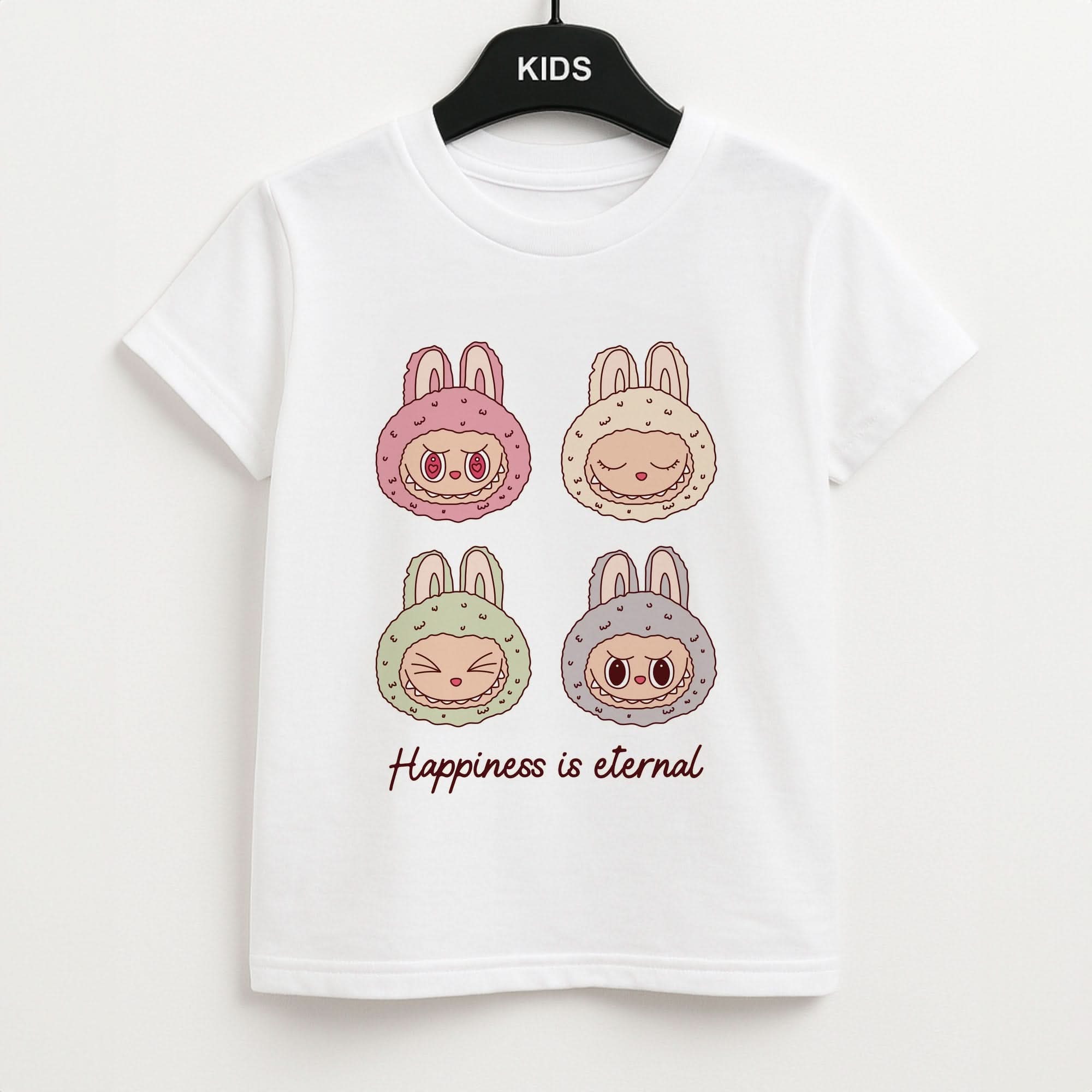 Happiness Is Eternal Monsters Kids Unisex T-Shirt