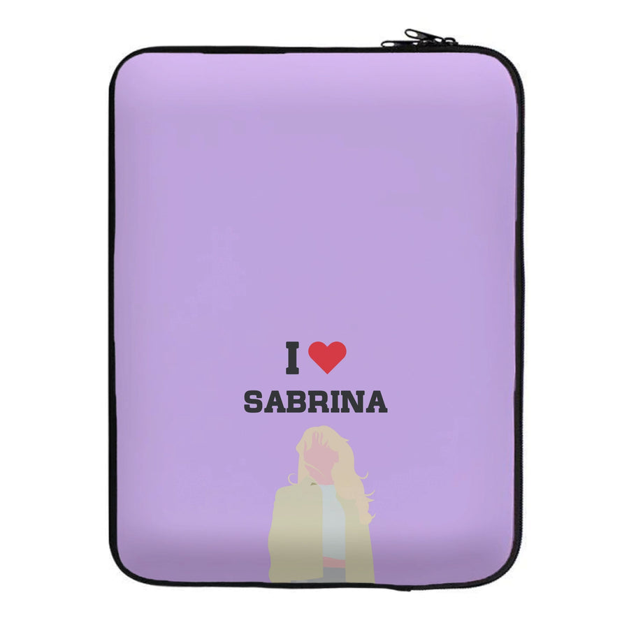 I Love Sabrina Carpenter Laptop Sleeve