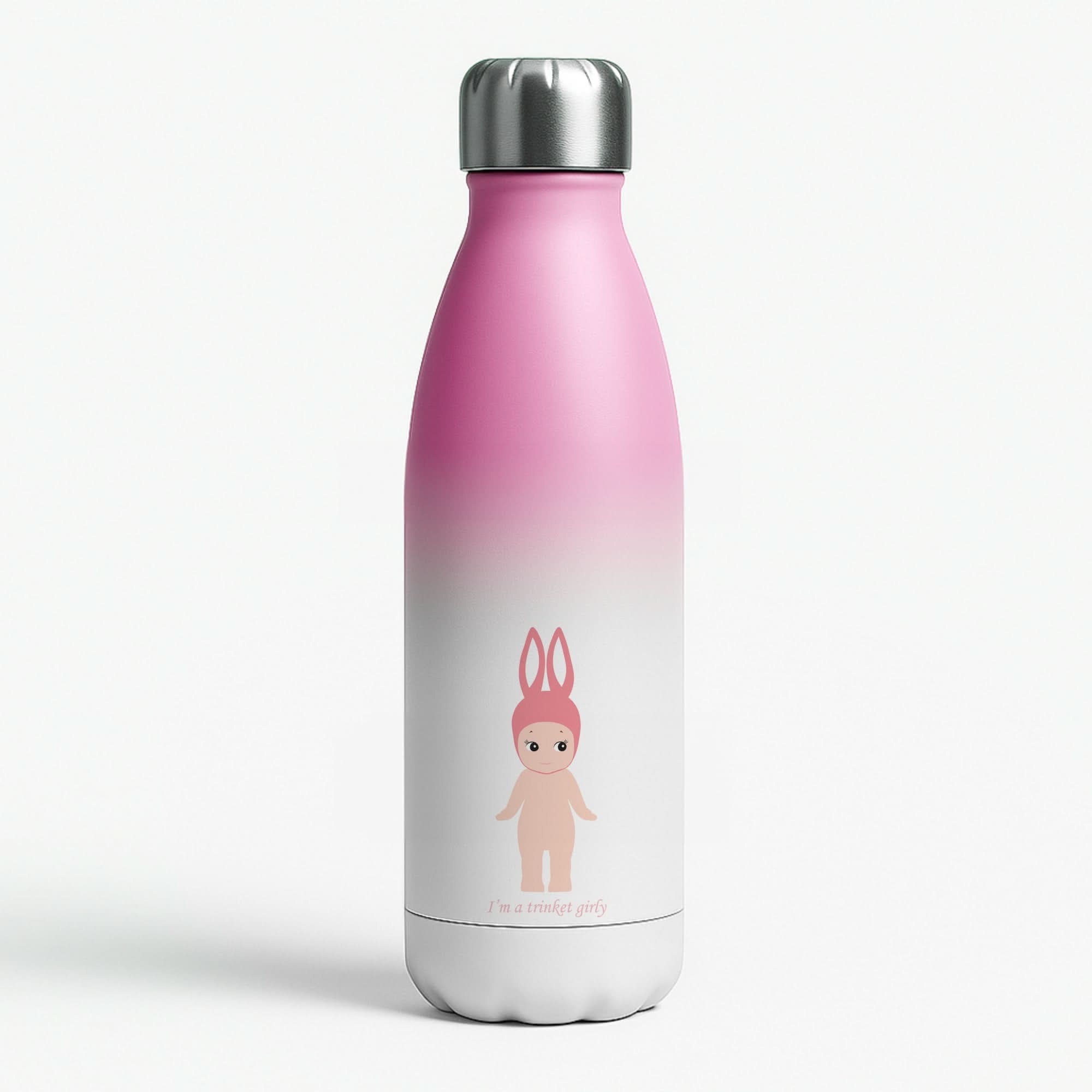 I'm A Trinket Girly Pink Water Bottle