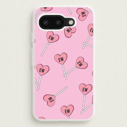 Ew Love Heart Lolipops Pattern Google Pixel 9a Case