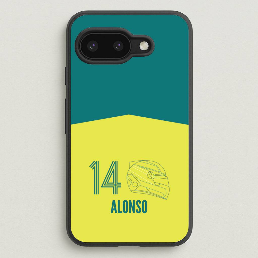 Alonso Helmet 2026 Google Pixel 9a Case