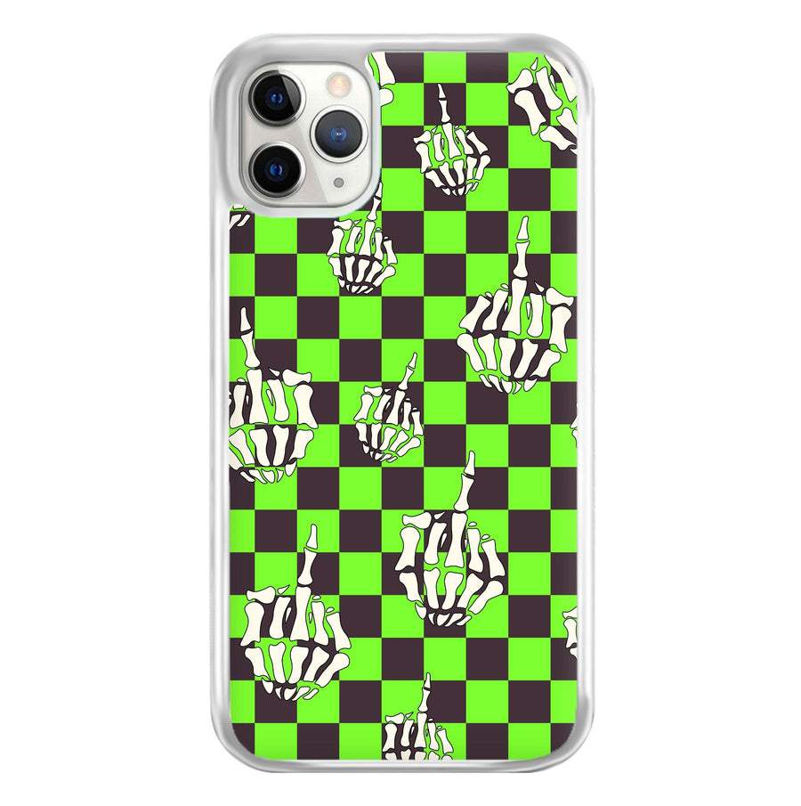 Green Middle Finger Phone Case