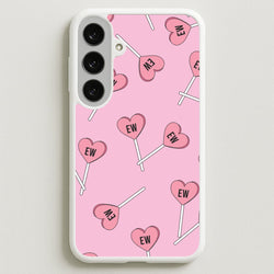 Ew Love Heart Lolipops Pattern Galaxy S25FE Case