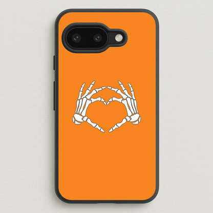 Skeleton Heart Google Pixel 9a Case