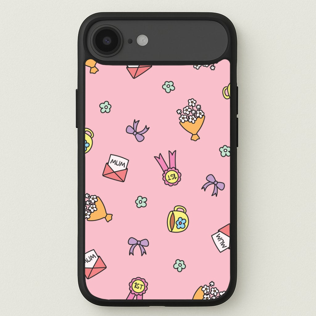 Mum Doodles Pattern iPhone 17 Air Case