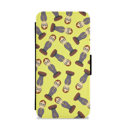 Dwight Pattern Flip / Wallet Phone Case