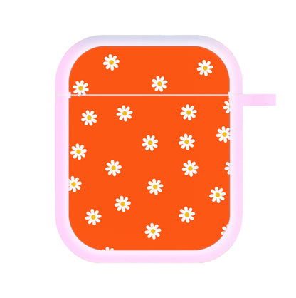 Orange Daisies AirPods Case