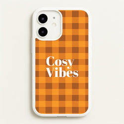 Checkered Cosy Vibes iPhone 12 / 12 Pro Case