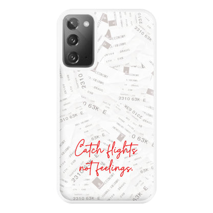 Catch Flights Not Feelings Collage Galaxy Note 20 Ultra Case