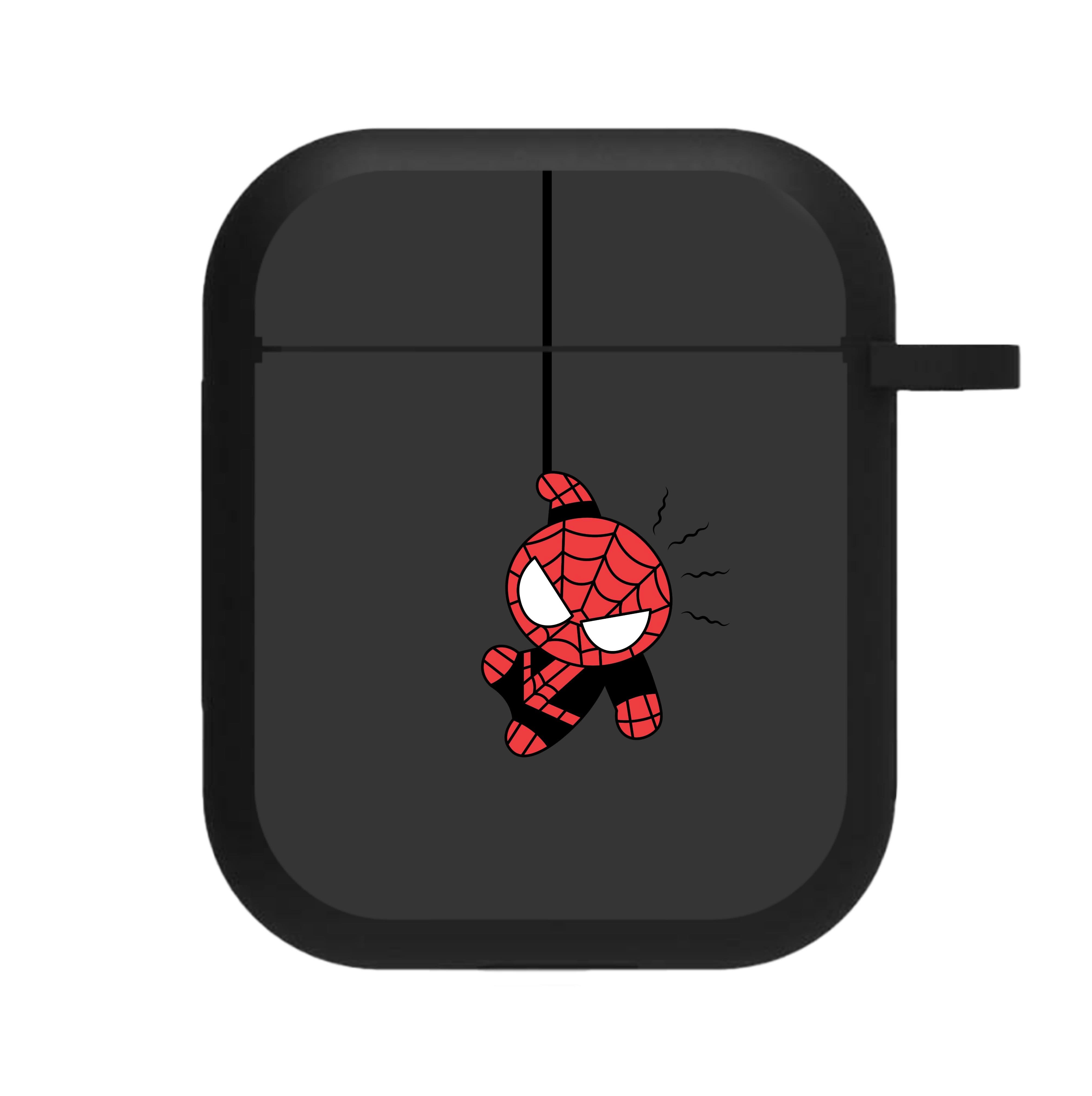 Gray Hanging Spider Hero AirPods Case