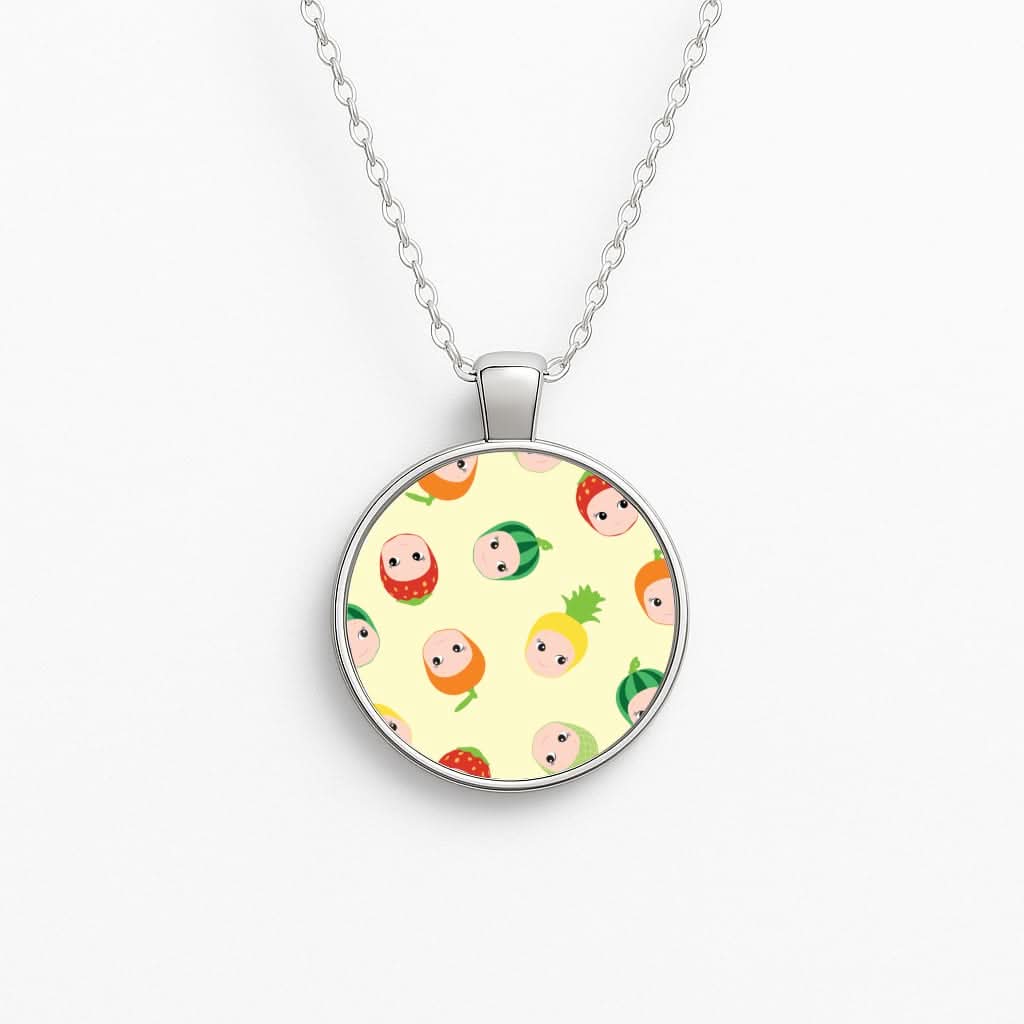 Fruit Angels Pattern Necklace