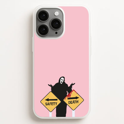 Safety Or Death - Scream Phone Case for iPhone, Samsung Galaxy and Google Pixel