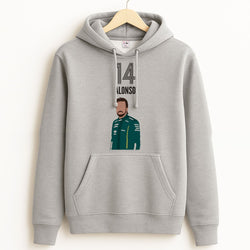 Alonso 2026 Unisex Grey Hoodie