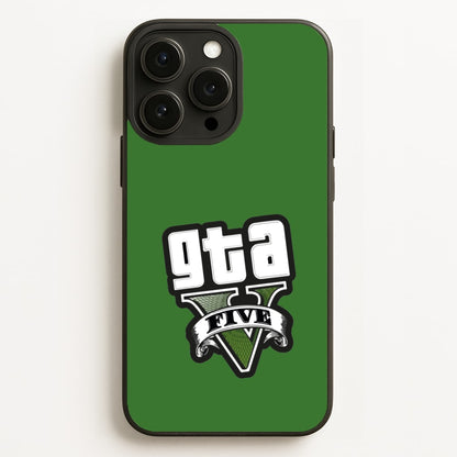 Green Five - Video Game Phone Case for iPhone, Samsung Galaxy and Google Pixel