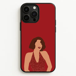 Red Sparkly Dress iPhone 13 Pro Case