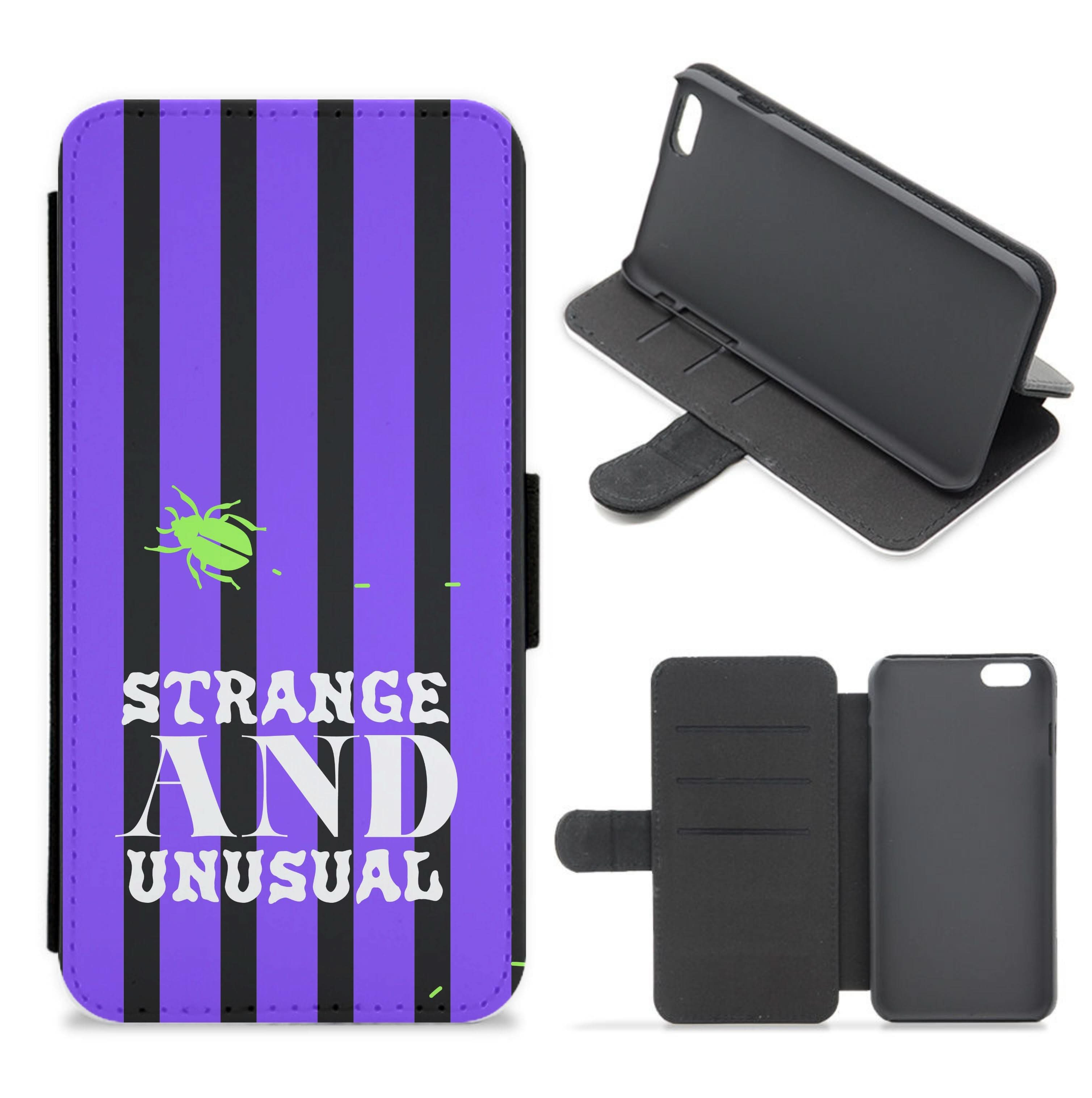 Strange And Unusual Flip / Wallet Phone Case