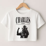 Charles Red And Gold Crop top 1