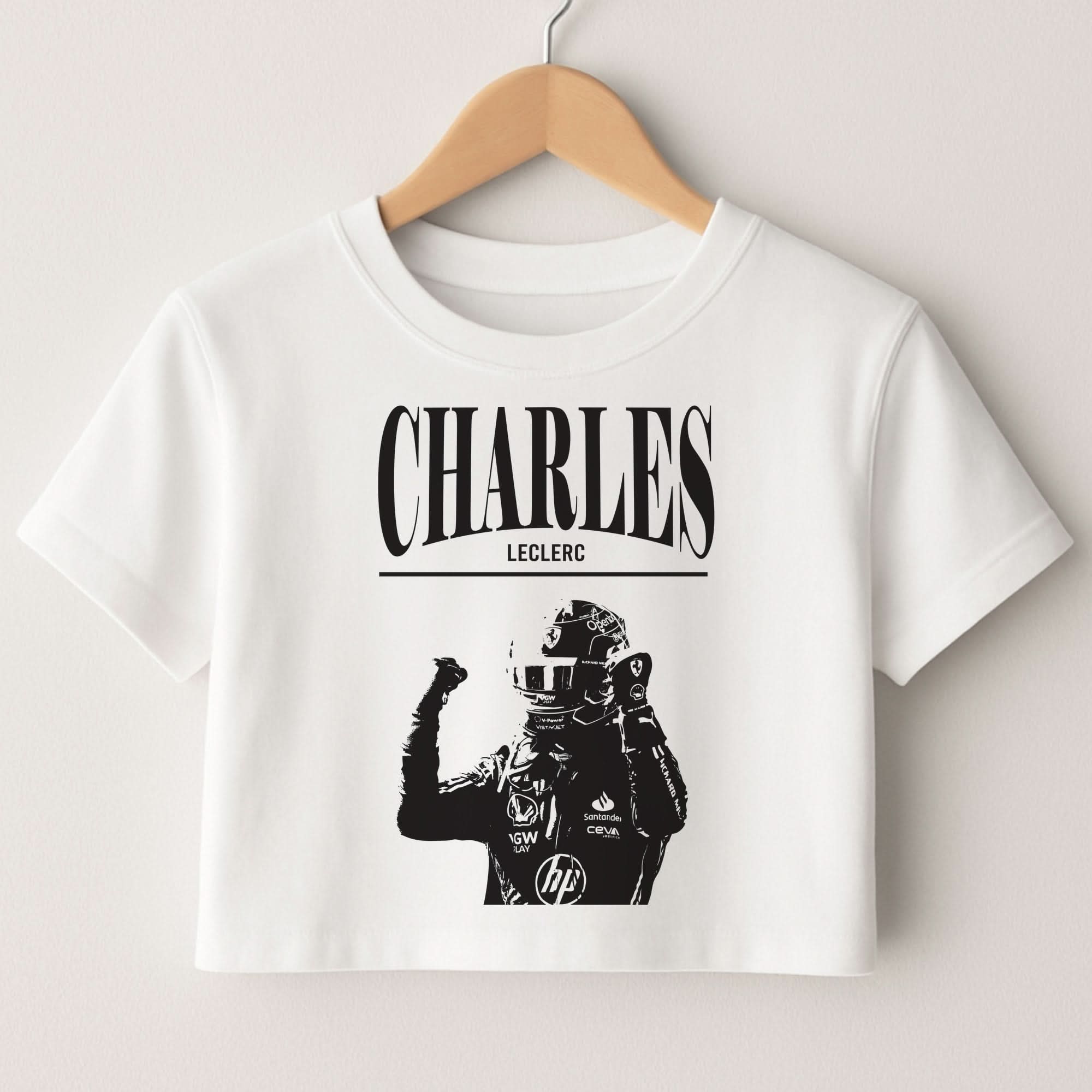 Charles Red And Gold Crop Top