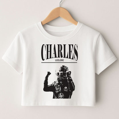 Charles Red And Gold Crop Top